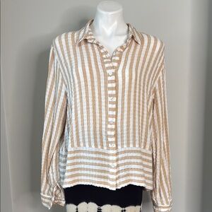 NWT Jane + Delancey Rayon Blend Shirt Large